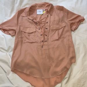 L’academie shirt - pale pink - XS